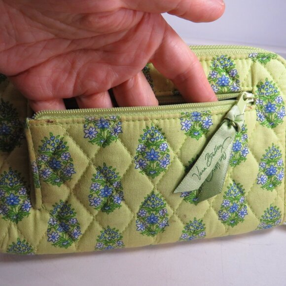Vera Bradley Wallet & Checkbook Clutch pattern Citrus Elephants quilted cotton - Picture 8 of 12